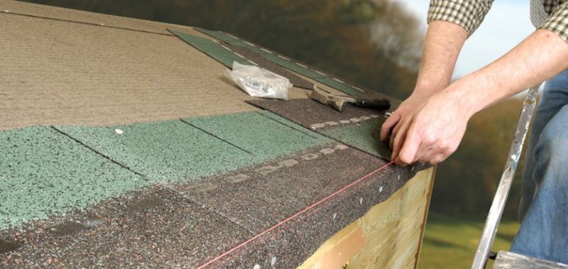 shed garage grit felt roof adhesive diy home repair fix