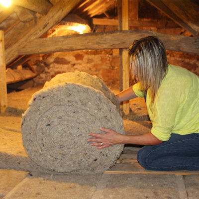 The benefits of insulating with natural materials like sheeps wool