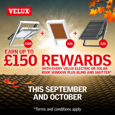 VELUX makes this SEPTEMBER and OCTOBER more rewarding!